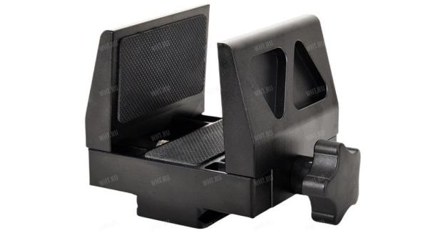 Платформа-зажим для винтовки (для штативов c резьбами 1/4" и 3/8") фото, картинки