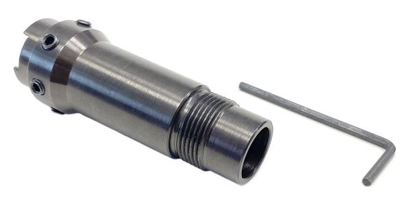 Переходник-адаптер на короткий пламегаситель Тигр (Ø21,95 мм), резьба M24x1.5 изображение, картинка