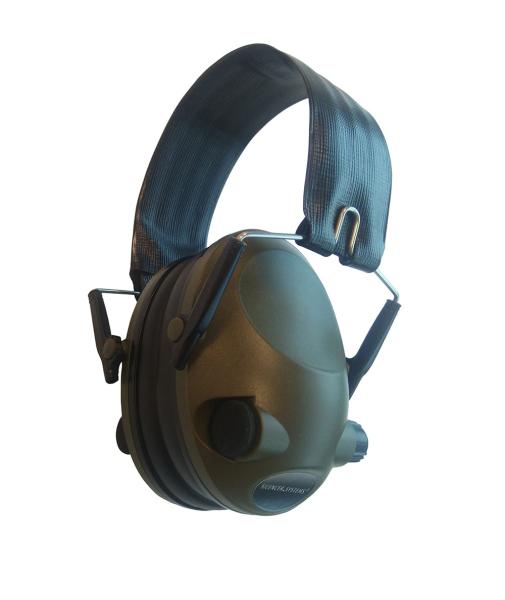 Активные наушники S.S.TACTICAL, 20 NRR (цвет корпуса - зеленый) фото, картинки