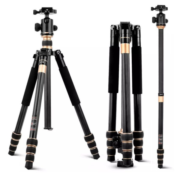 Штатив для стрельбы Carbon RifleSpec DUO (+ монопод) с платформой-зажимом (1,7 м) изображение, картинка, фото