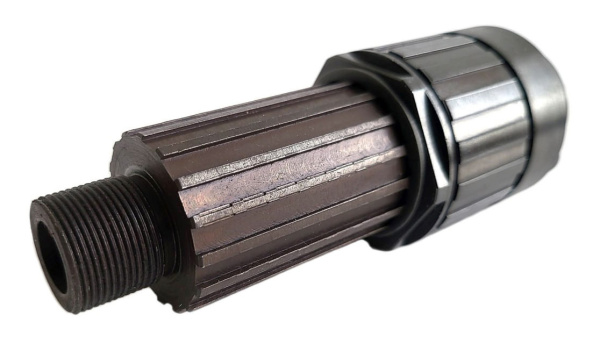Адаптер байонетный Тигр/СВД для установки глушителя, длинный ПГ, резьба М18х1 изображение, картинка, фото