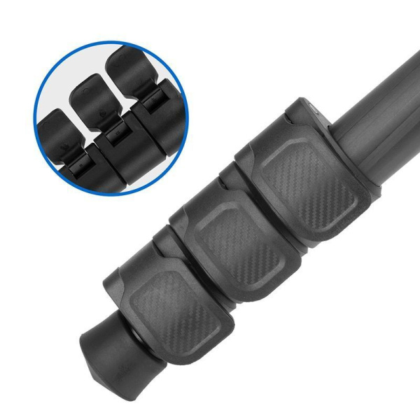 Штатив для стрельбы HD Carbon RifleSpec DUO (+ монопод) с платформой-зажимом (1,7 м) изображение, картинка, фото