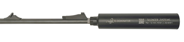 Переходник-адаптер с резьбы М14х1 (упор в дульный срез) на M24x1,5 изображение, картинка, фото