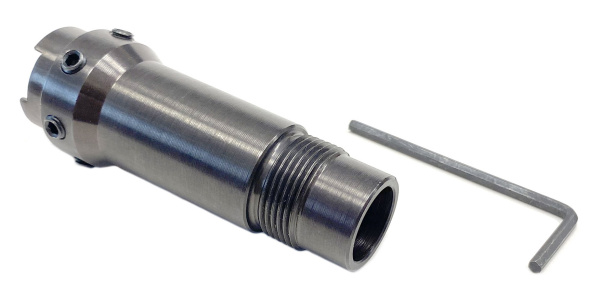 Переходник-адаптер на короткий пламегаситель Тигр (Ø22,05 мм), резьба M24x1.5 изображение, картинка, фото