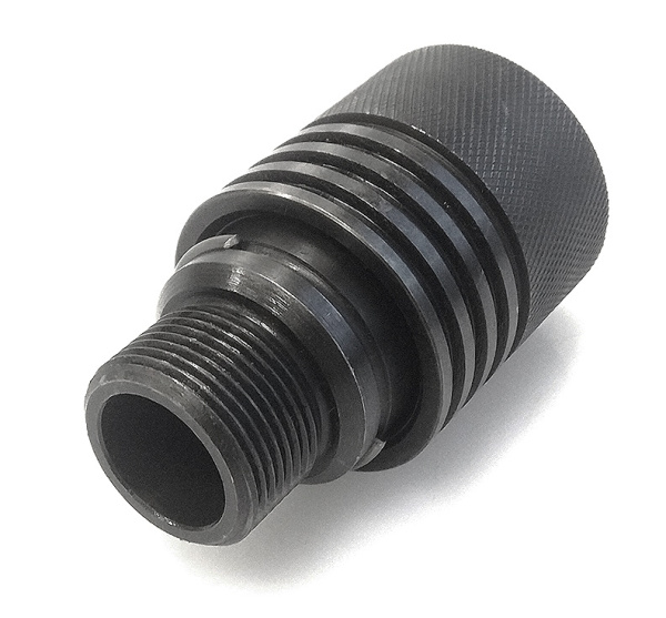 Адаптер байонетный Тигр для установки глушителя, короткий ПГ, резьба М18х1 изображение, картинка, фото